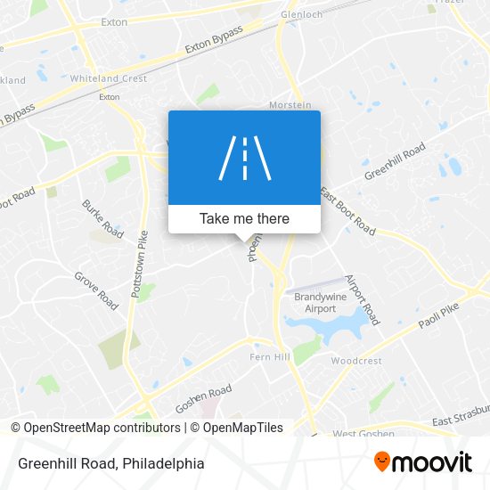 Greenhill Road map