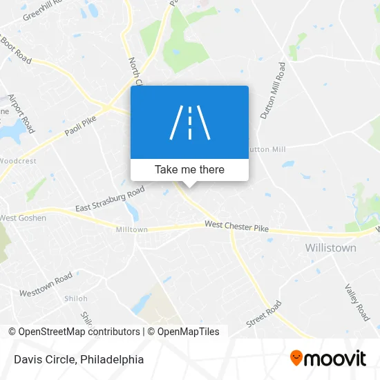 Davis Circle map