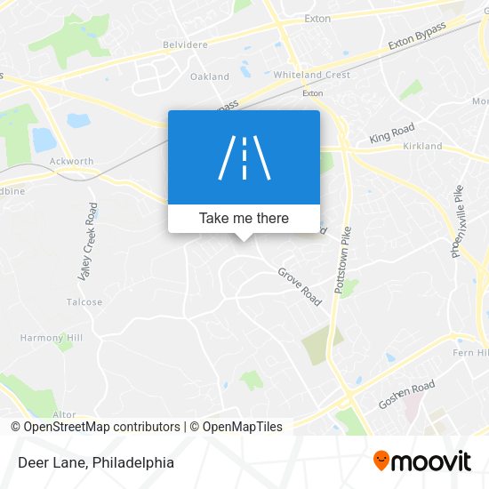 Mapa de Deer Lane