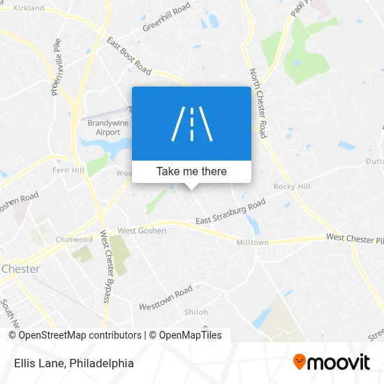 Ellis Lane map