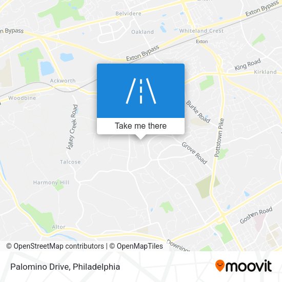 Palomino Drive map