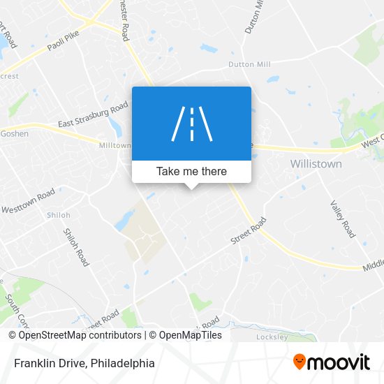 Franklin Drive map