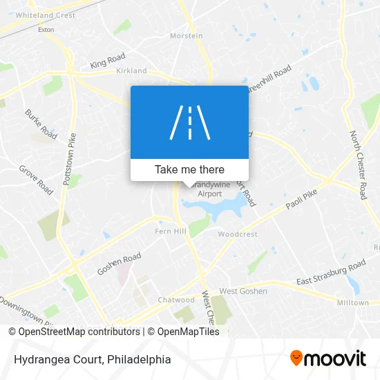 Hydrangea Court map