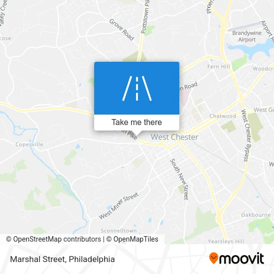 Marshal Street map