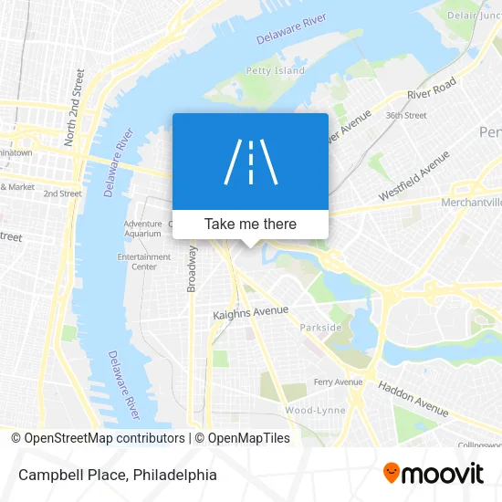 Campbell Place map