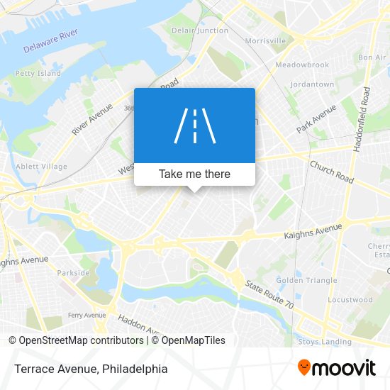 Mapa de Terrace Avenue