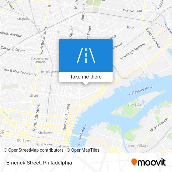 Mapa de Emerick Street