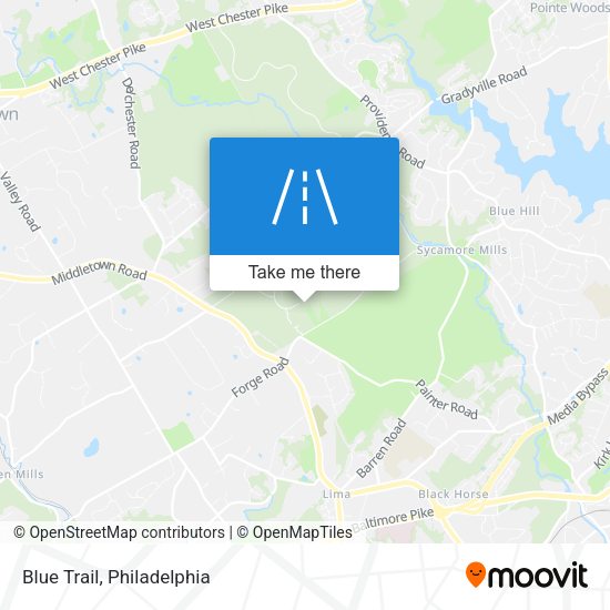 Mapa de Blue Trail