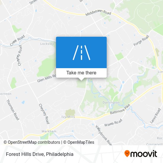 Forest Hills Drive map