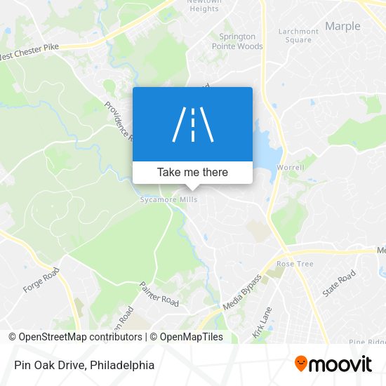 Mapa de Pin Oak Drive