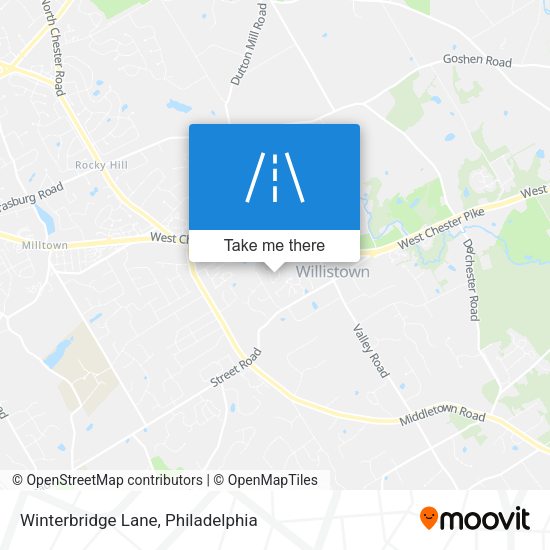 Winterbridge Lane map