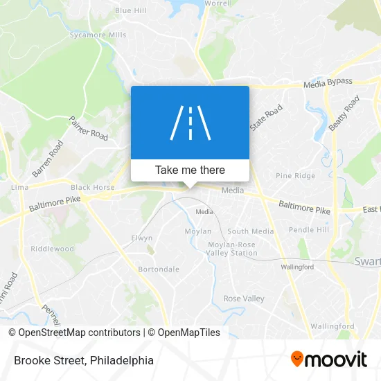 Brooke Street map