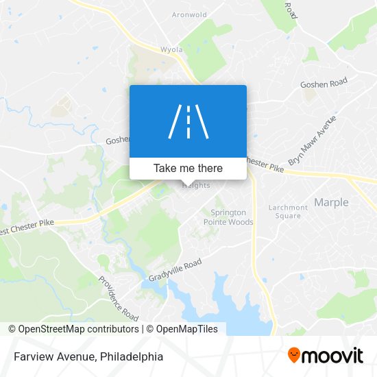 Farview Avenue map