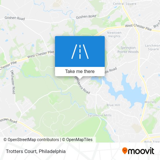 Mapa de Trotters Court