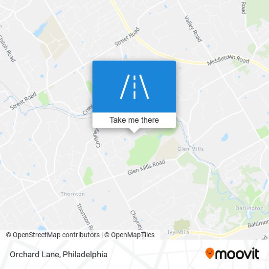 Mapa de Orchard Lane