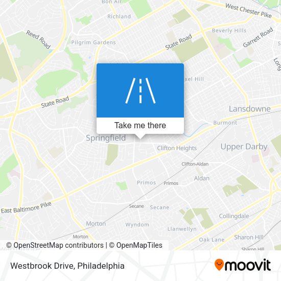 Mapa de Westbrook Drive