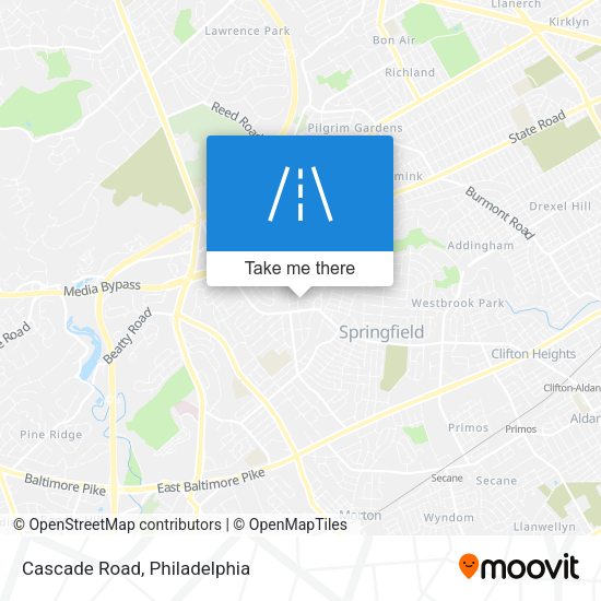 Mapa de Cascade Road