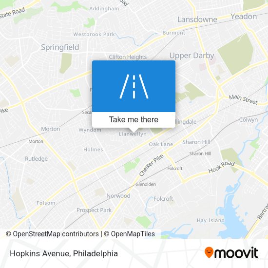 Hopkins Avenue map