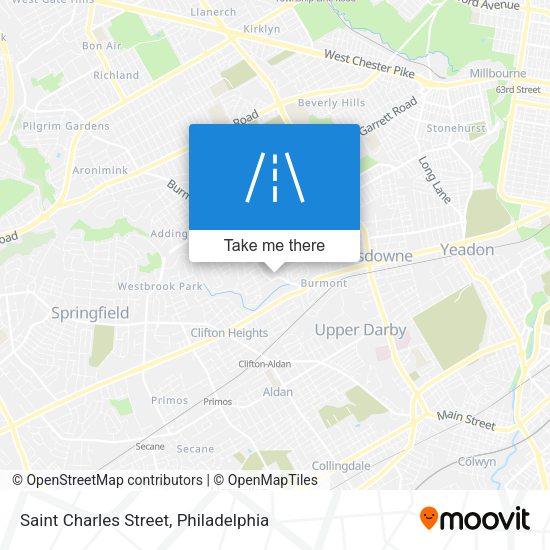 Mapa de Saint Charles Street