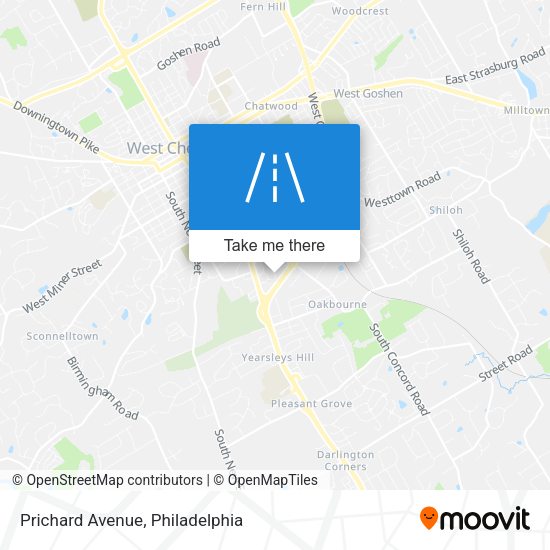 Mapa de Prichard Avenue