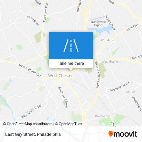 East Gay Street map