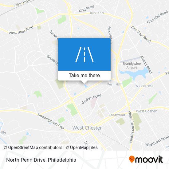 North Penn Drive map