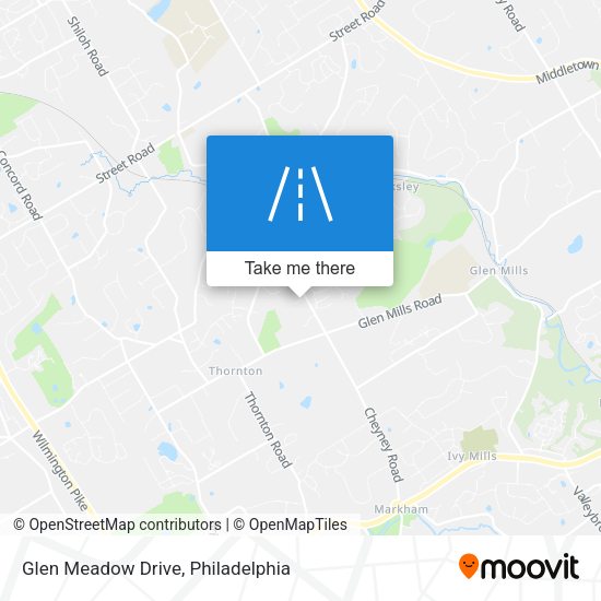 Mapa de Glen Meadow Drive
