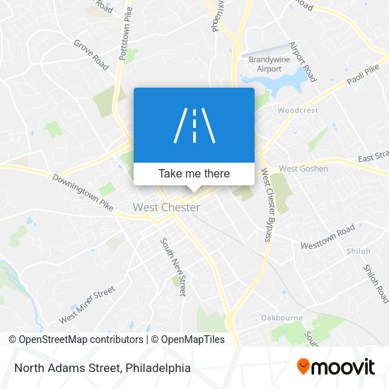 North Adams Street map