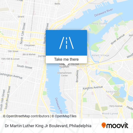 Mapa de Dr Martin Luther King Jr Boulevard