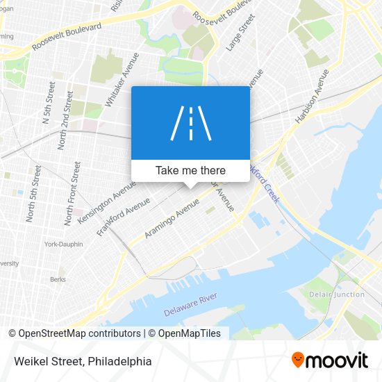 Mapa de Weikel Street