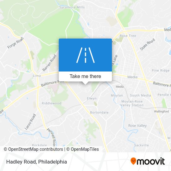 Mapa de Hadley Road