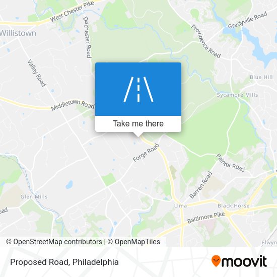 Mapa de Proposed Road
