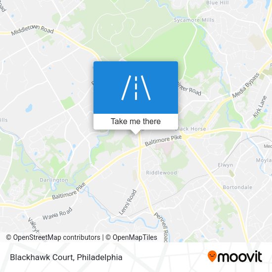 Blackhawk Court map