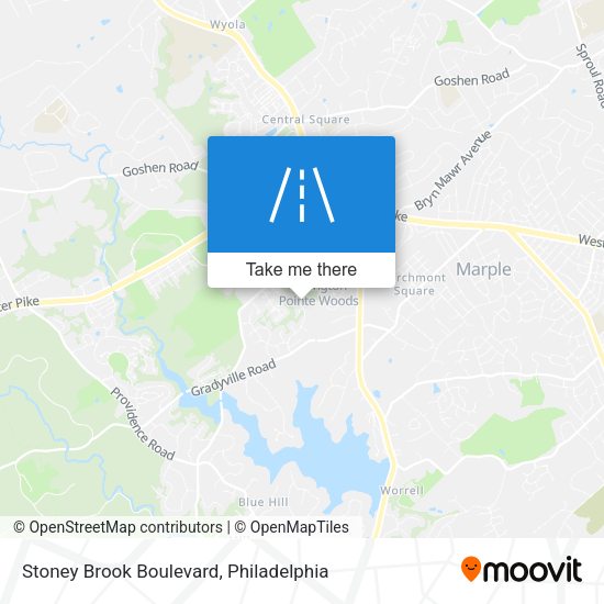 Stoney Brook Boulevard map