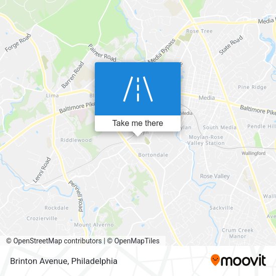 Mapa de Brinton Avenue
