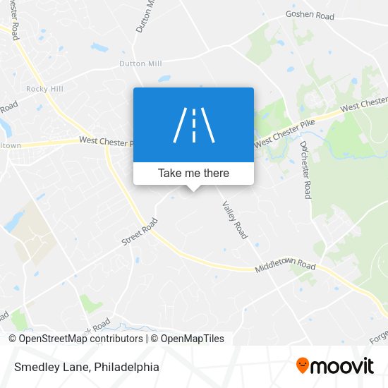 Mapa de Smedley Lane