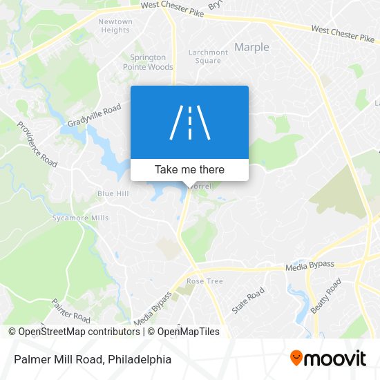 Mapa de Palmer Mill Road