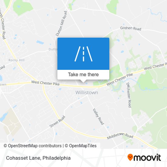 Mapa de Cohasset Lane