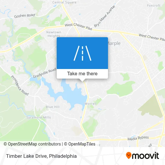 Timber Lake Drive map