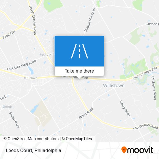 Mapa de Leeds Court