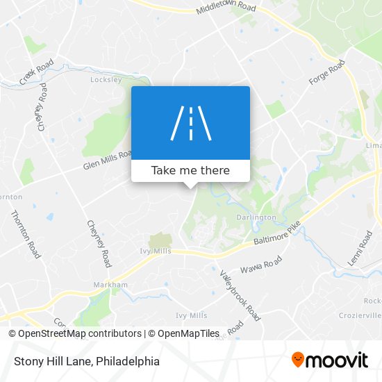 Stony Hill Lane map