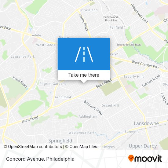 Concord Avenue map
