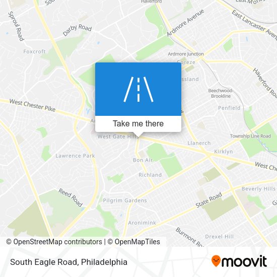 South Eagle Road map