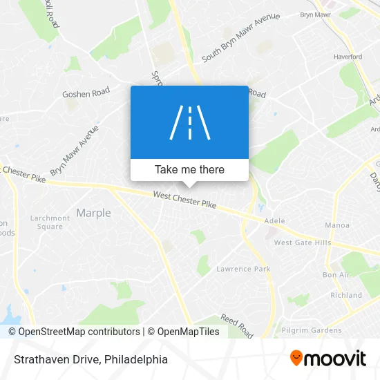Strathaven Drive map