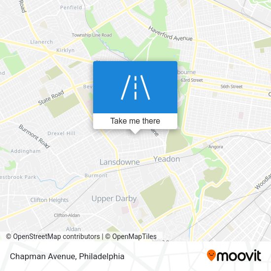 Mapa de Chapman Avenue