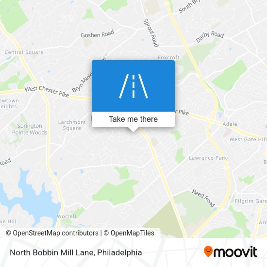 Mapa de North Bobbin Mill Lane