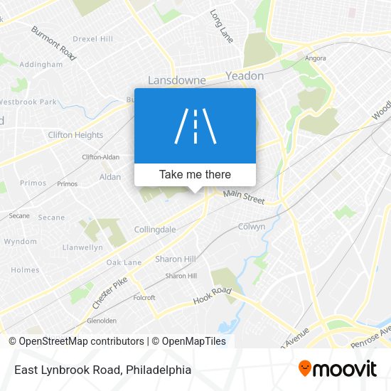 East Lynbrook Road map