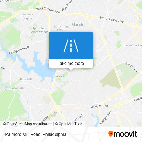 Mapa de Palmers Mill Road