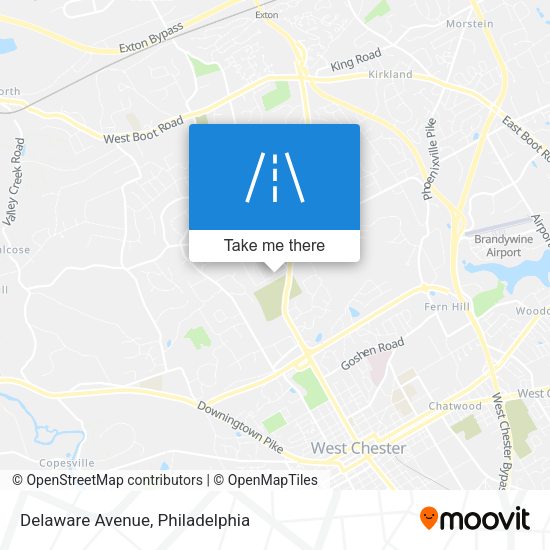 Delaware Avenue map