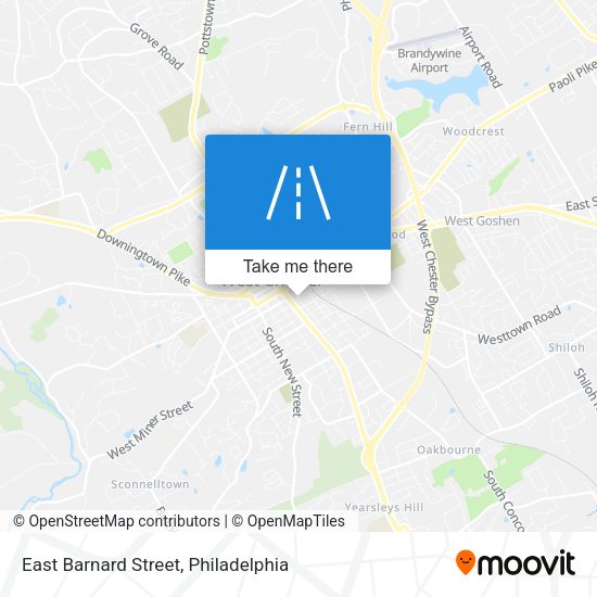 East Barnard Street map